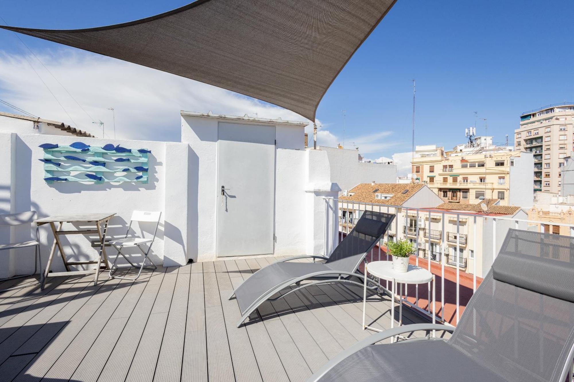 Florit Flats - Atico Oasis De Ruzafa Apartment Valencia Exterior foto